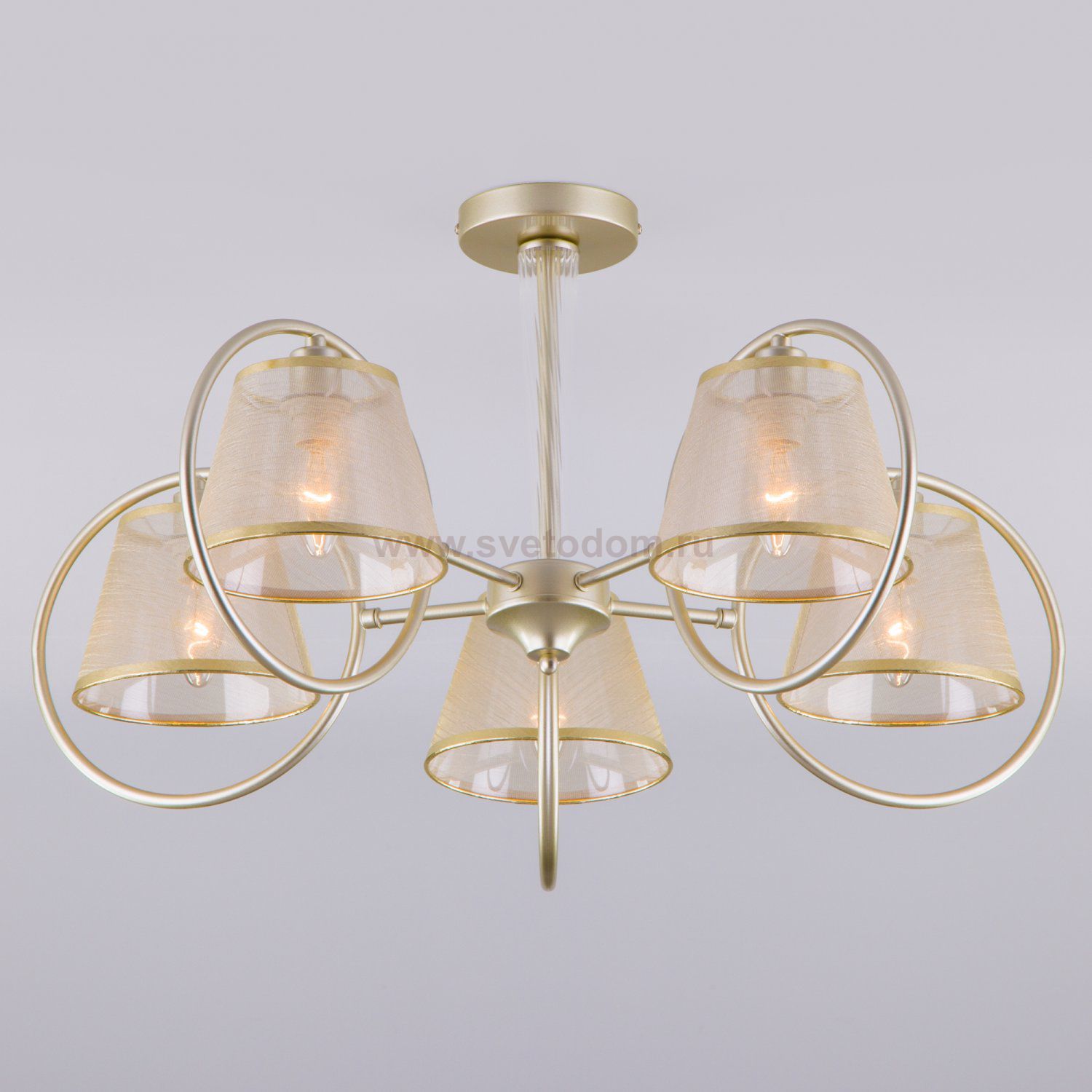 Светильник Eurosvet 60093/5 перламутровое золото