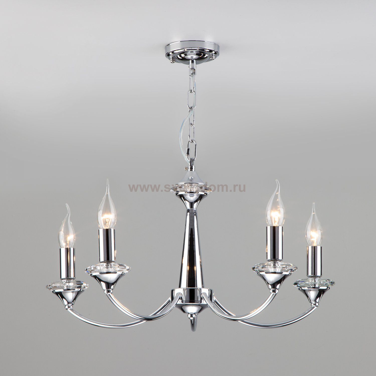 Люстра Eurosvet 60096/5 хром