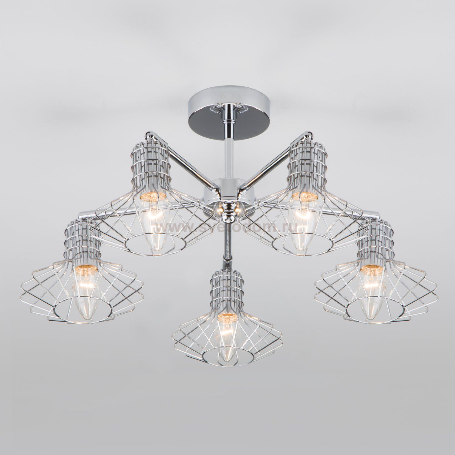 Люстра потолочная Eurosvet 70108/5 хром