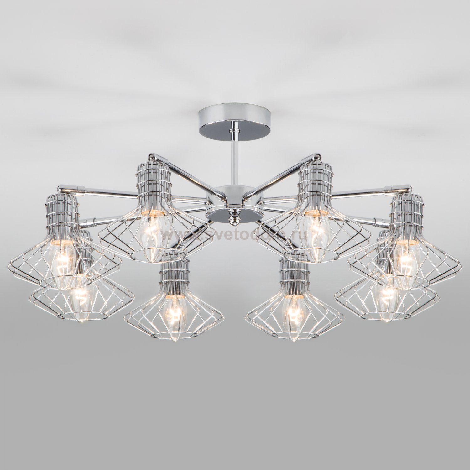 Люстра потолочная Eurosvet 70108/8 хром