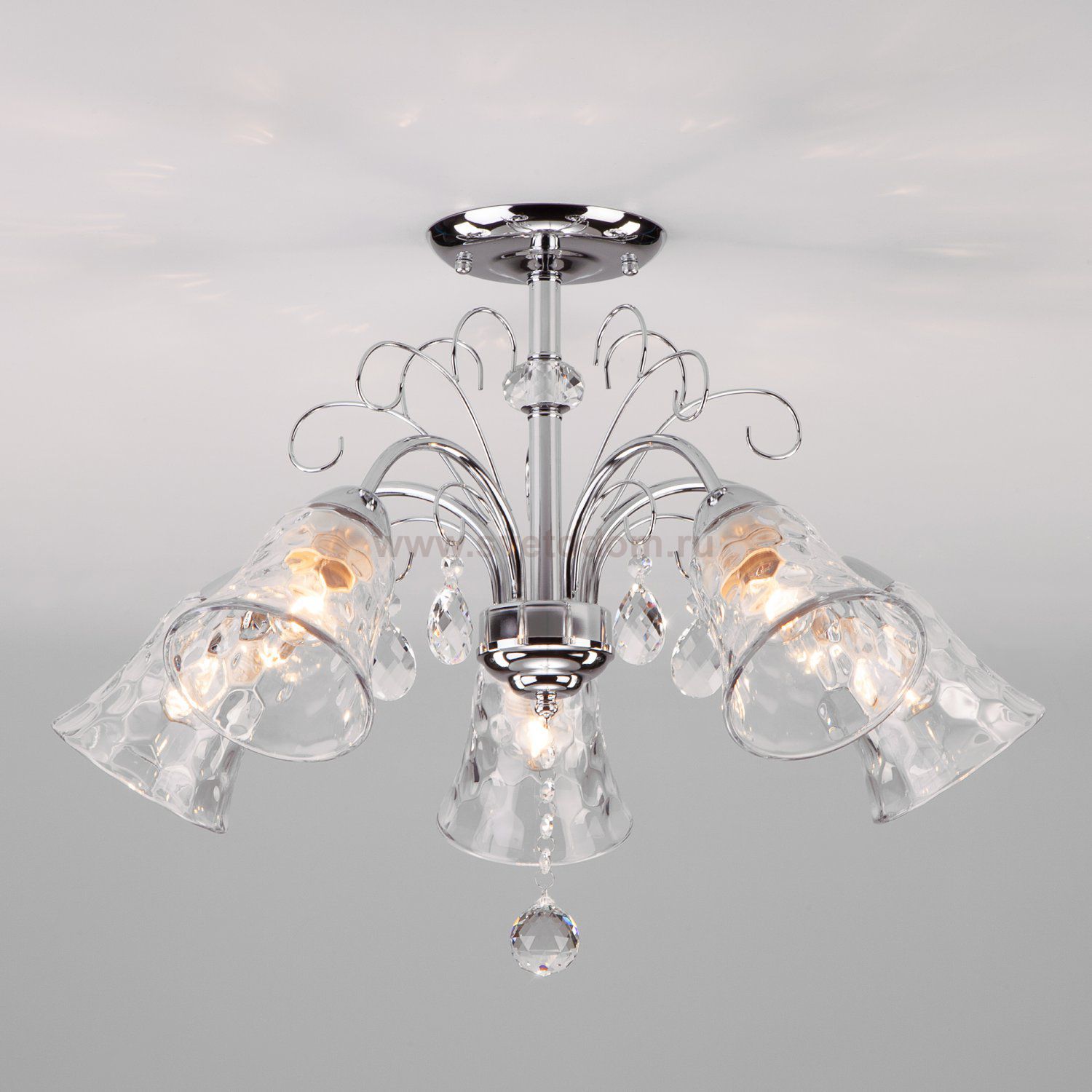 Потолочный светильник Eurosvet 30157/5 хром Norene