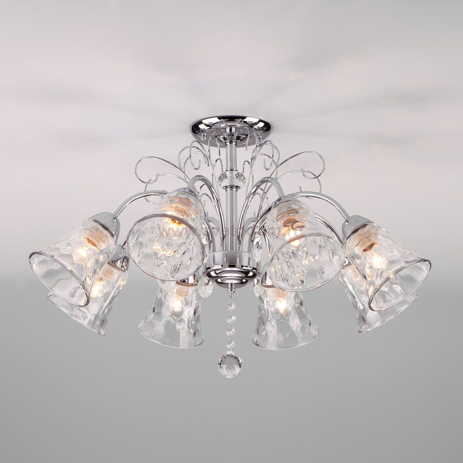 Люстра Eurosvet 30157/8 хром Norene