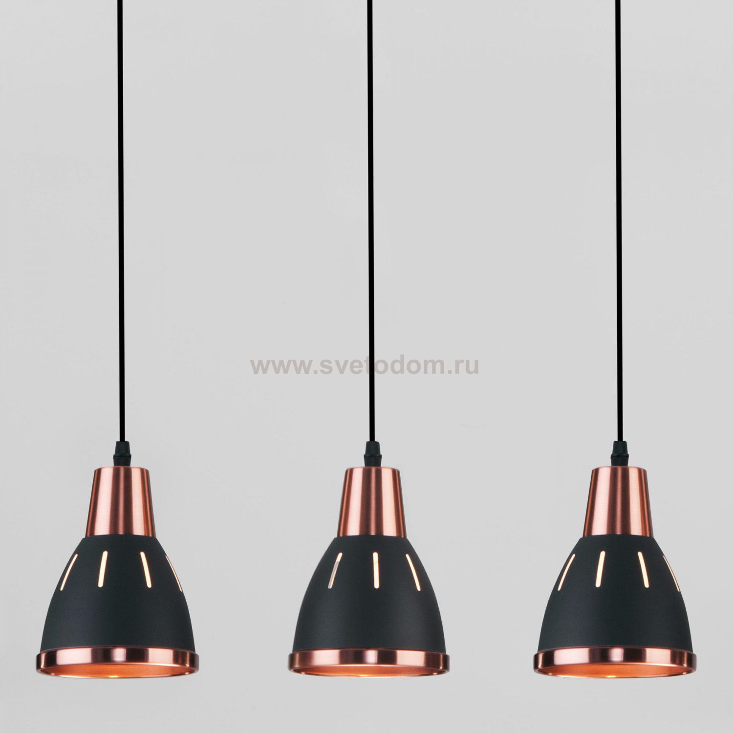 Подвесной светильник Eurosvet 50173/3 черный Nort