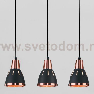 Подвесной светильник Eurosvet 50173/3 черный Nort
