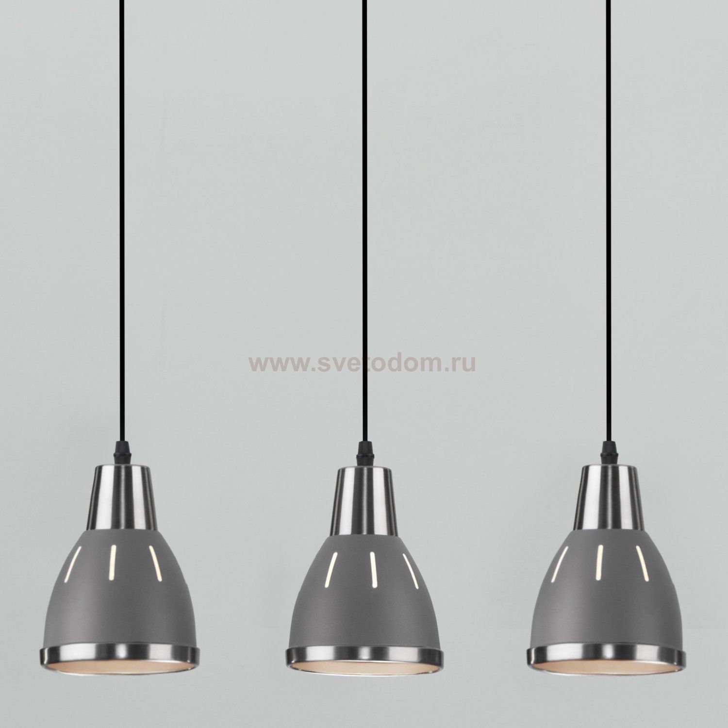 Подвесной светильник Eurosvet 50173/3 Nort серый