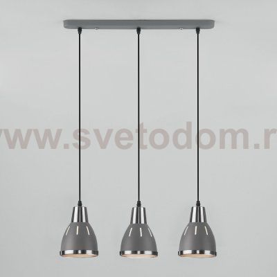 Подвесной светильник Eurosvet 50173/3 Nort серый