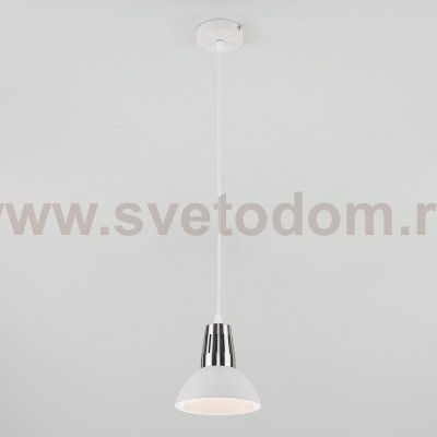 Подвесной светильник Eurosvet 50174/1 белый Norman