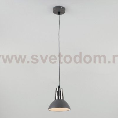 Подвесной светильник Eurosvet 50174/1 серый Norman