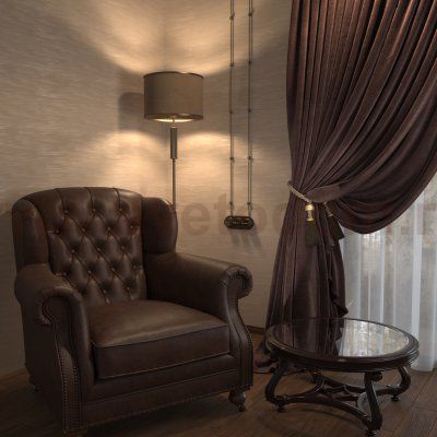 Розетка с заземлением и шторками (Бронзовый) ретро WL19-10-02 Werkel