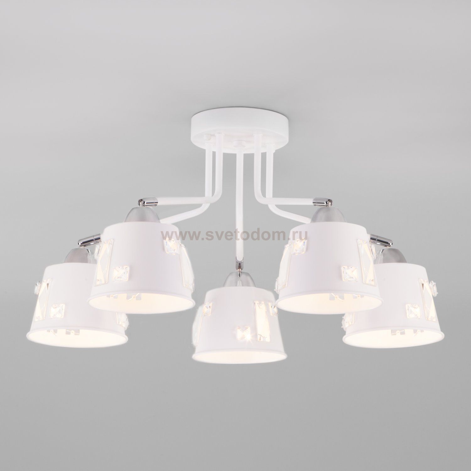 Потолочный светильник Eurosvet 70105/5 белый Benna