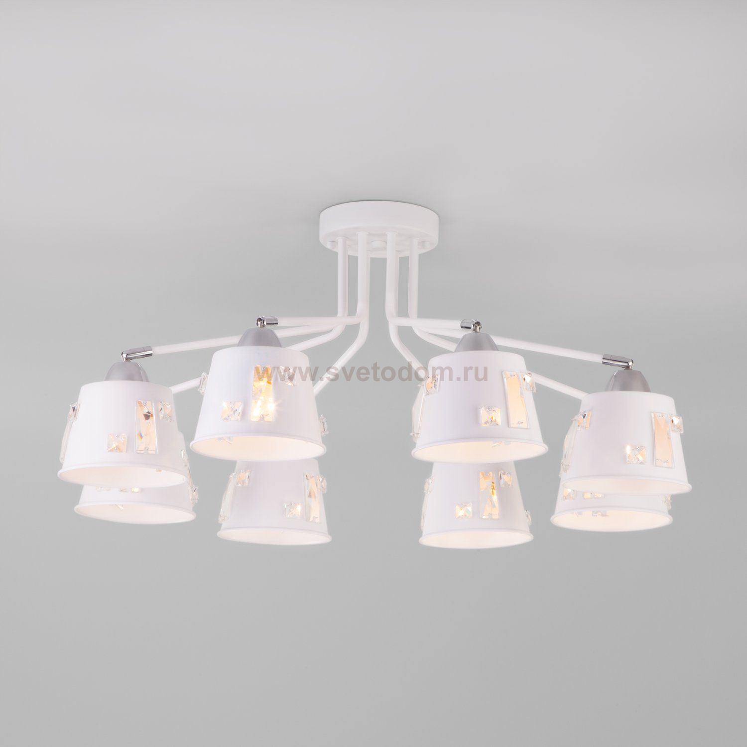 Люстра Eurosvet 70105/8 Benna белый