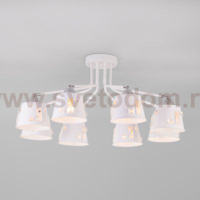 Люстра Eurosvet 70105/8 Benna белый