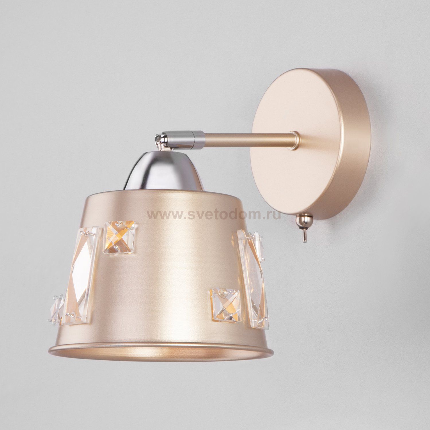 Настенный светильник Eurosvet 70105/1 Benna шампань