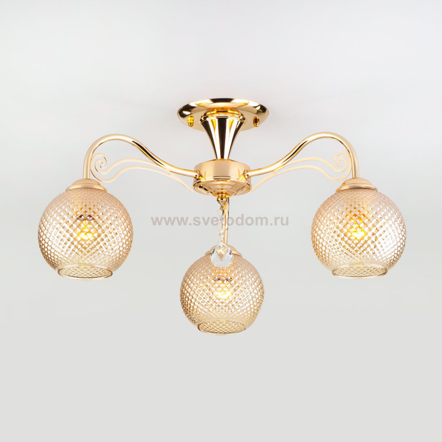 Светильник Eurosvet 30139/3 Kristin золото