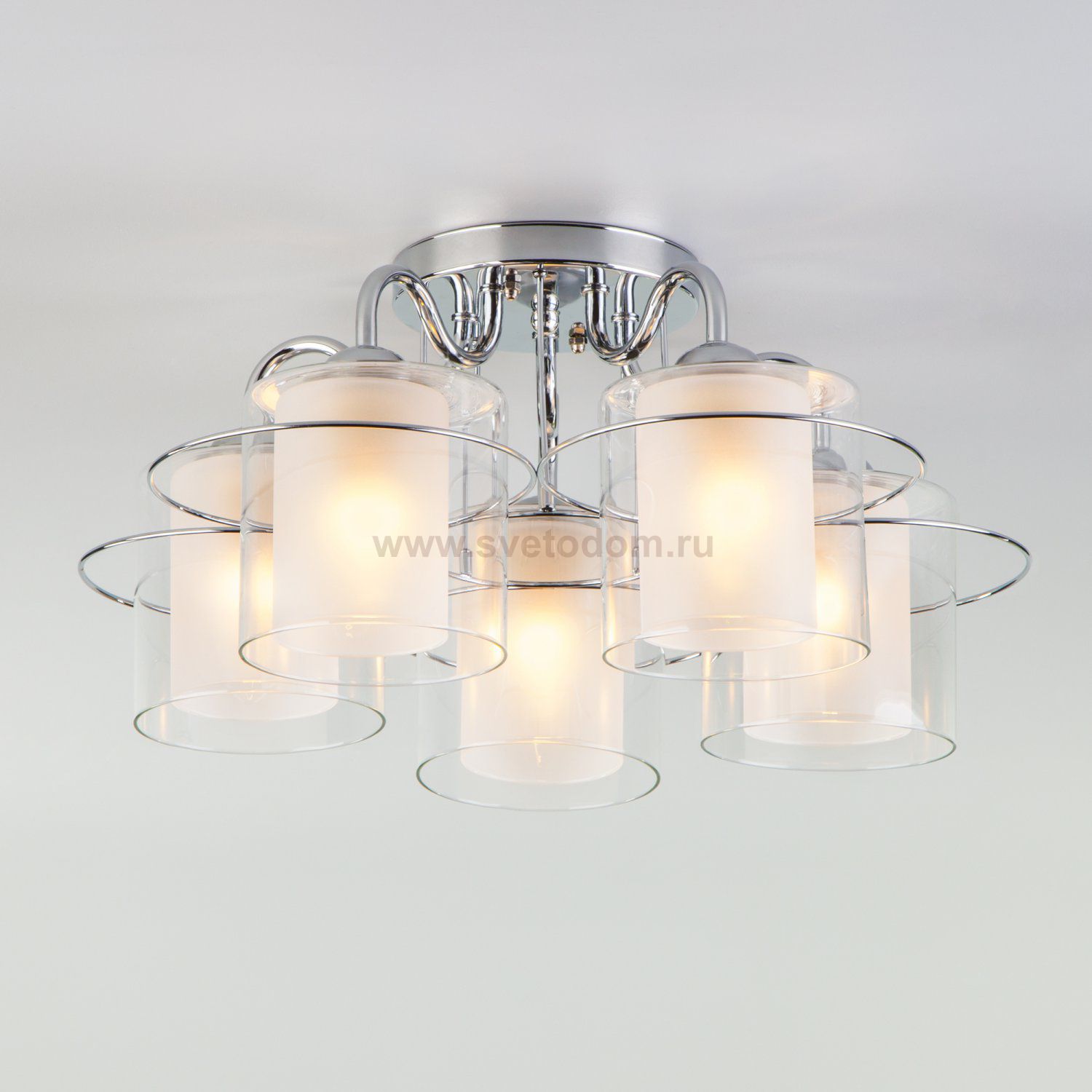 Люстра потолочная Eurosvet 30160/5 хром