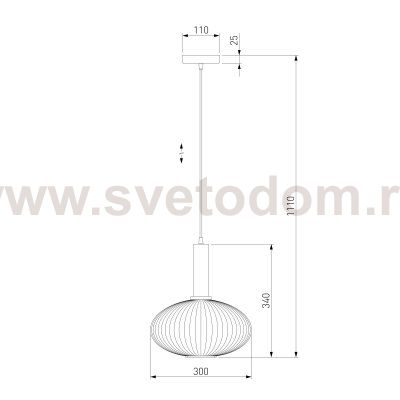 Люстра Eurosvet 50183/1 Bravo прозрачный