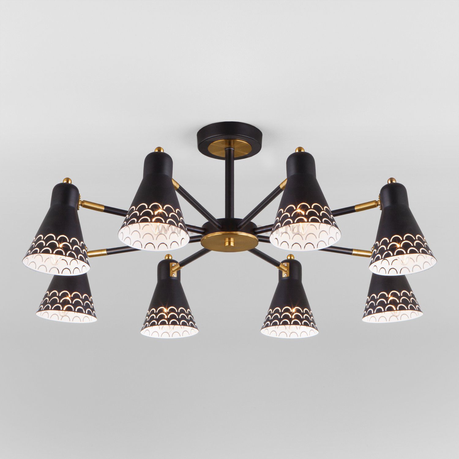 Люстра Eurosvet 70100/8 Trina черный