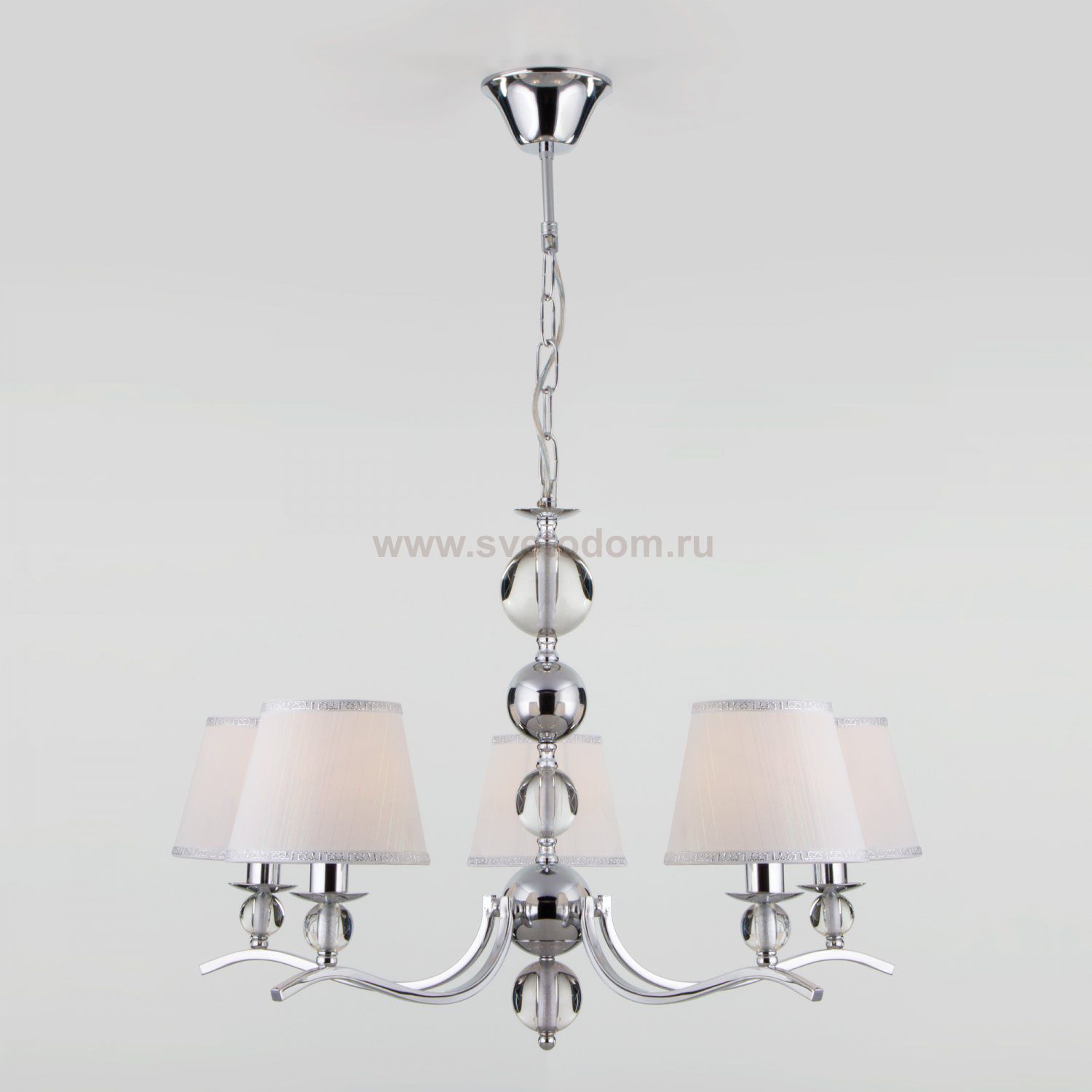 Люстра Eurosvet 60097/5 хром Sortino