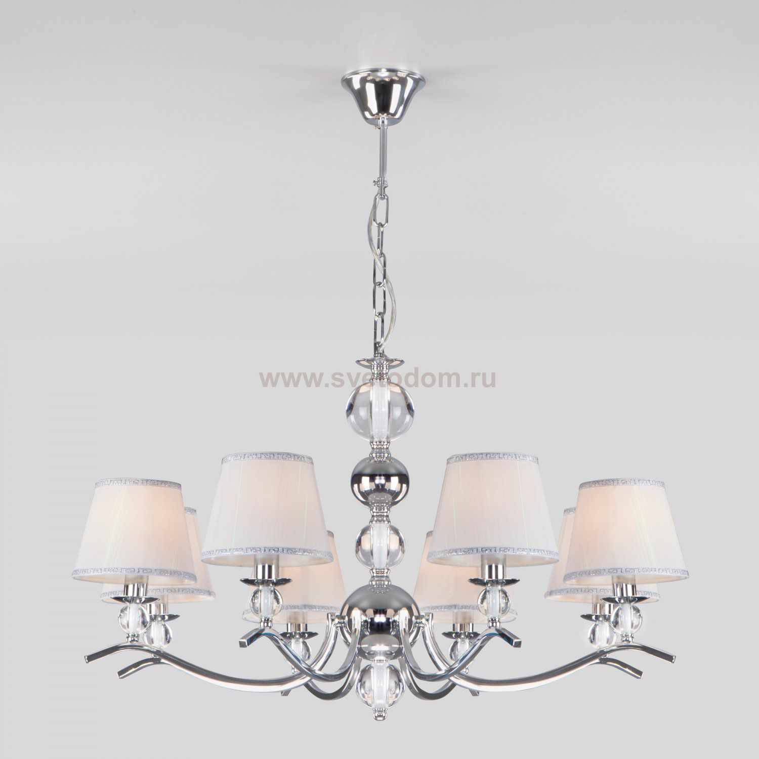 Люстра Eurosvet 60097/8 хром Sortino