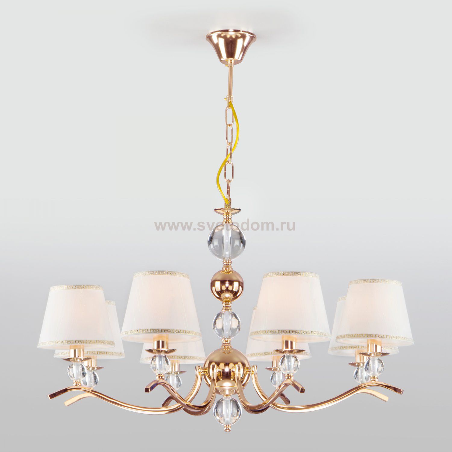 Подвесная люстра Eurosvet 60097/8 золото Sortino