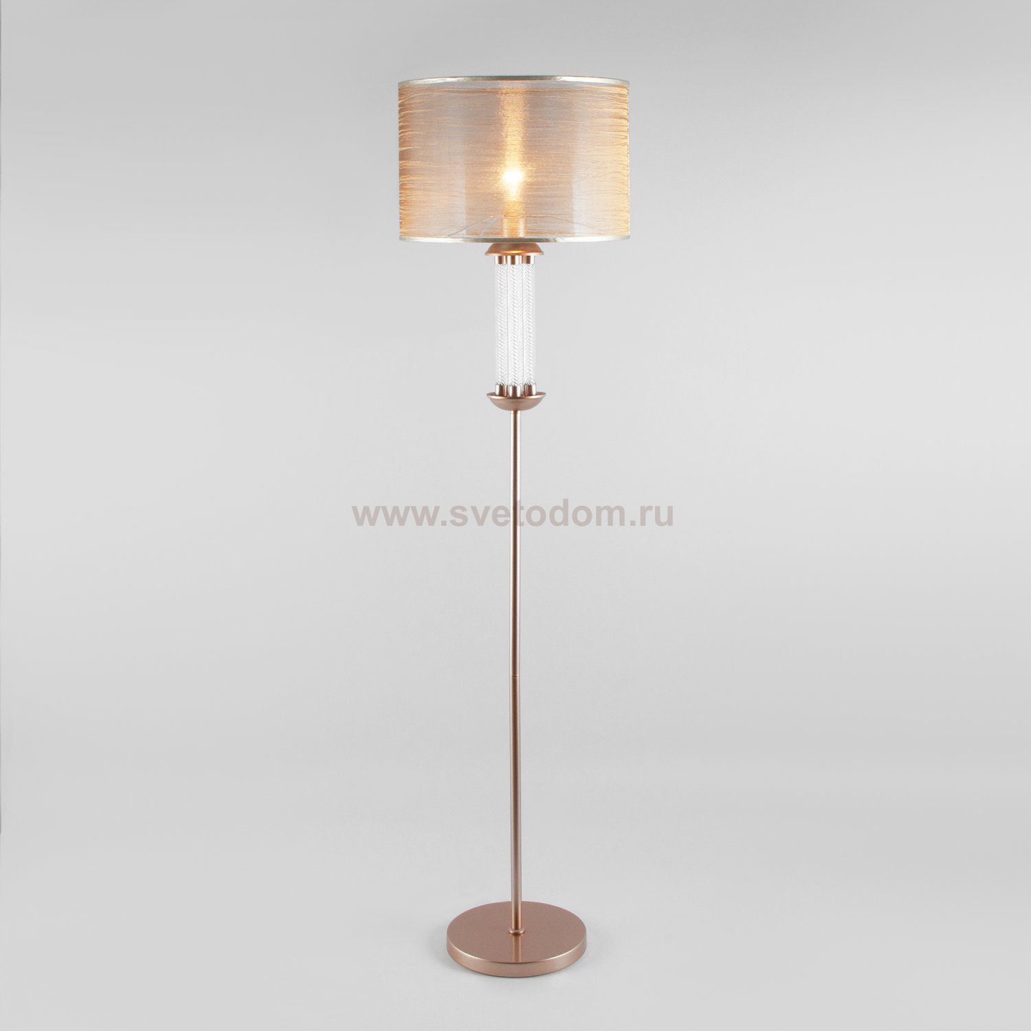 Торшер Eurosvet 01074/1 Licata розовое золото