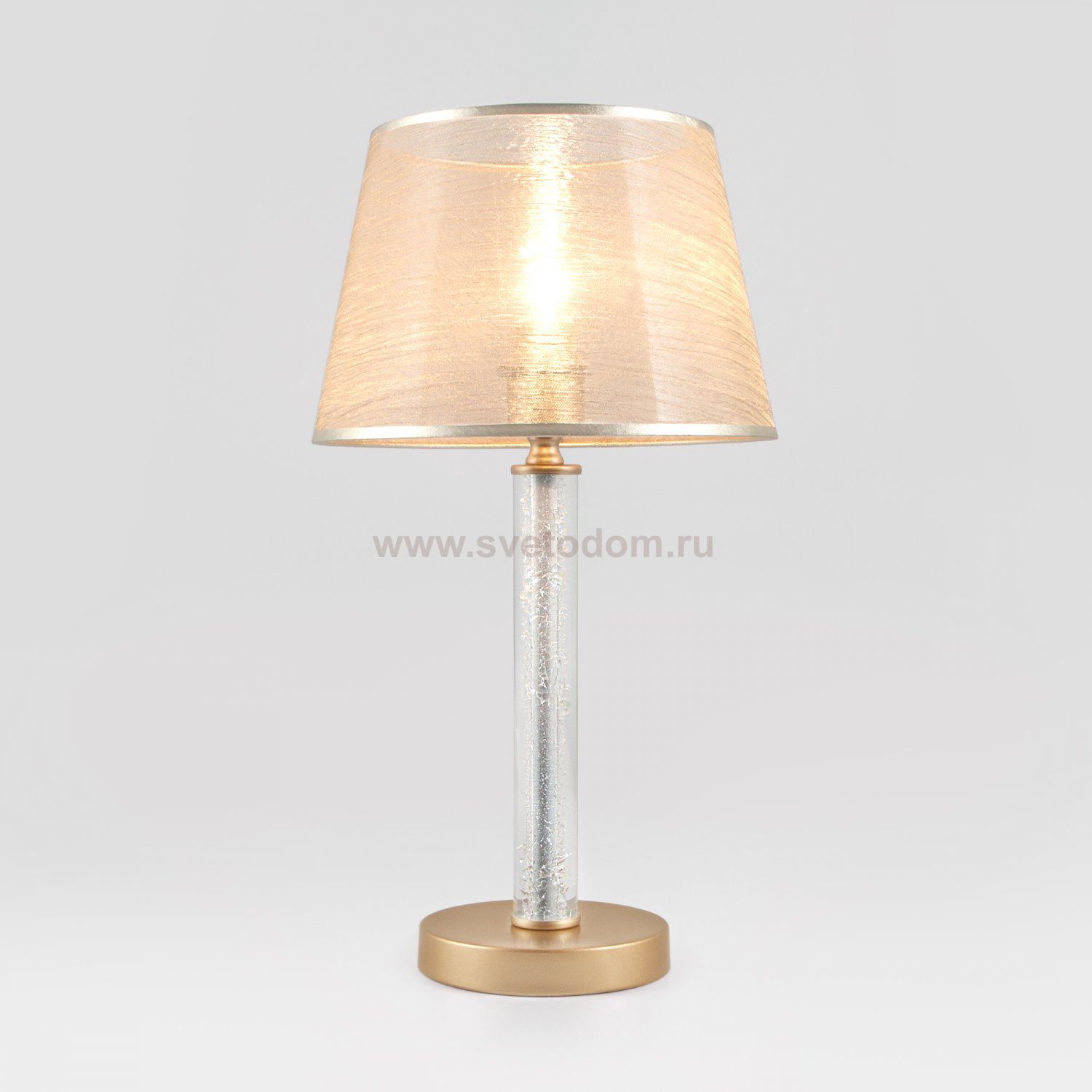 Настольная лампа Eurosvet 01075/1 Alcamo перламутровое золото
