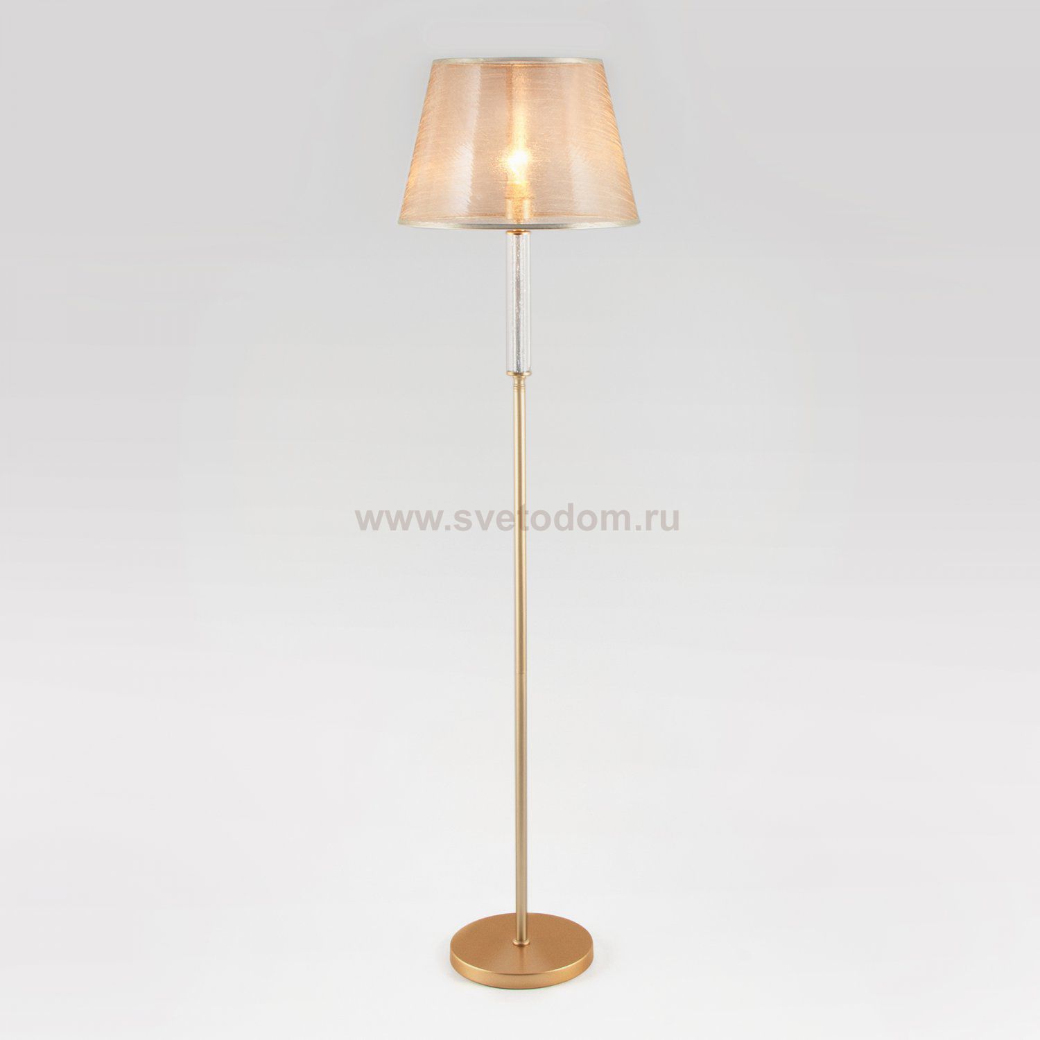 Торшер Eurosvet 01076/1 Alcamo перламутровое золото