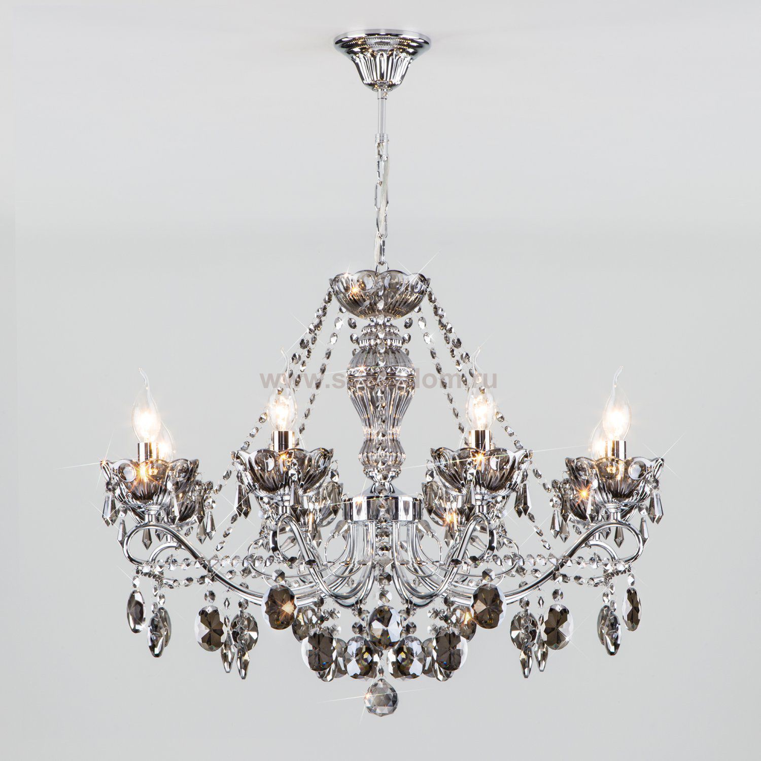 Люстра Eurosvet 10103/8 Teodore дымчатый хром