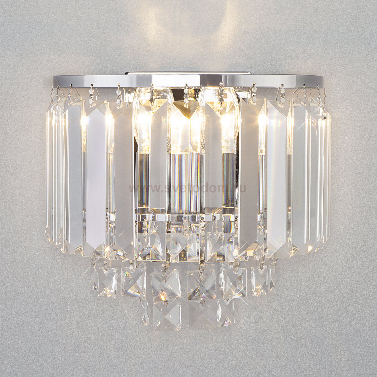 Светильник настенный бра Eurosvet 10105/2 Torreta хром