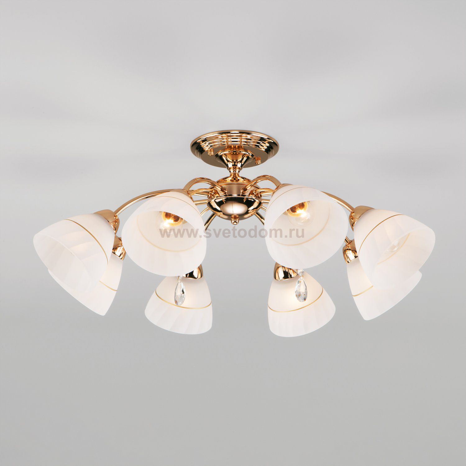 Люстра Eurosvet 30156/8 золото Camilla