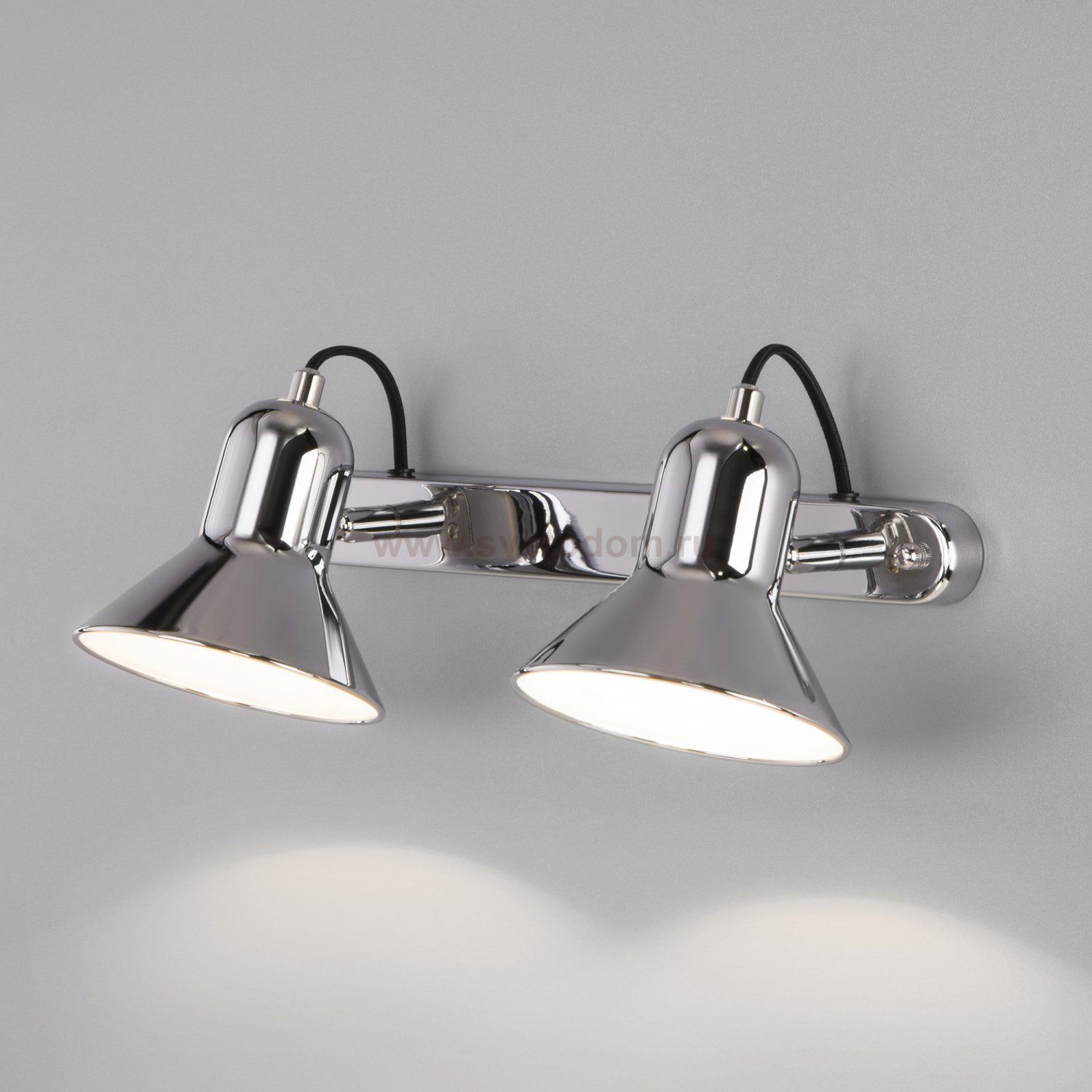 Настенный светильник Eurosvet 20082/2 хром Canotier