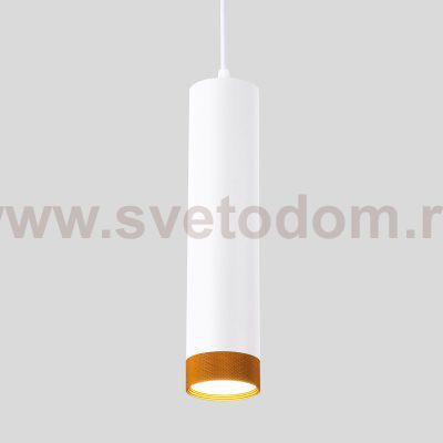 Подвесной потолочный светодиодный светильник 50164/1 LED белый/золото