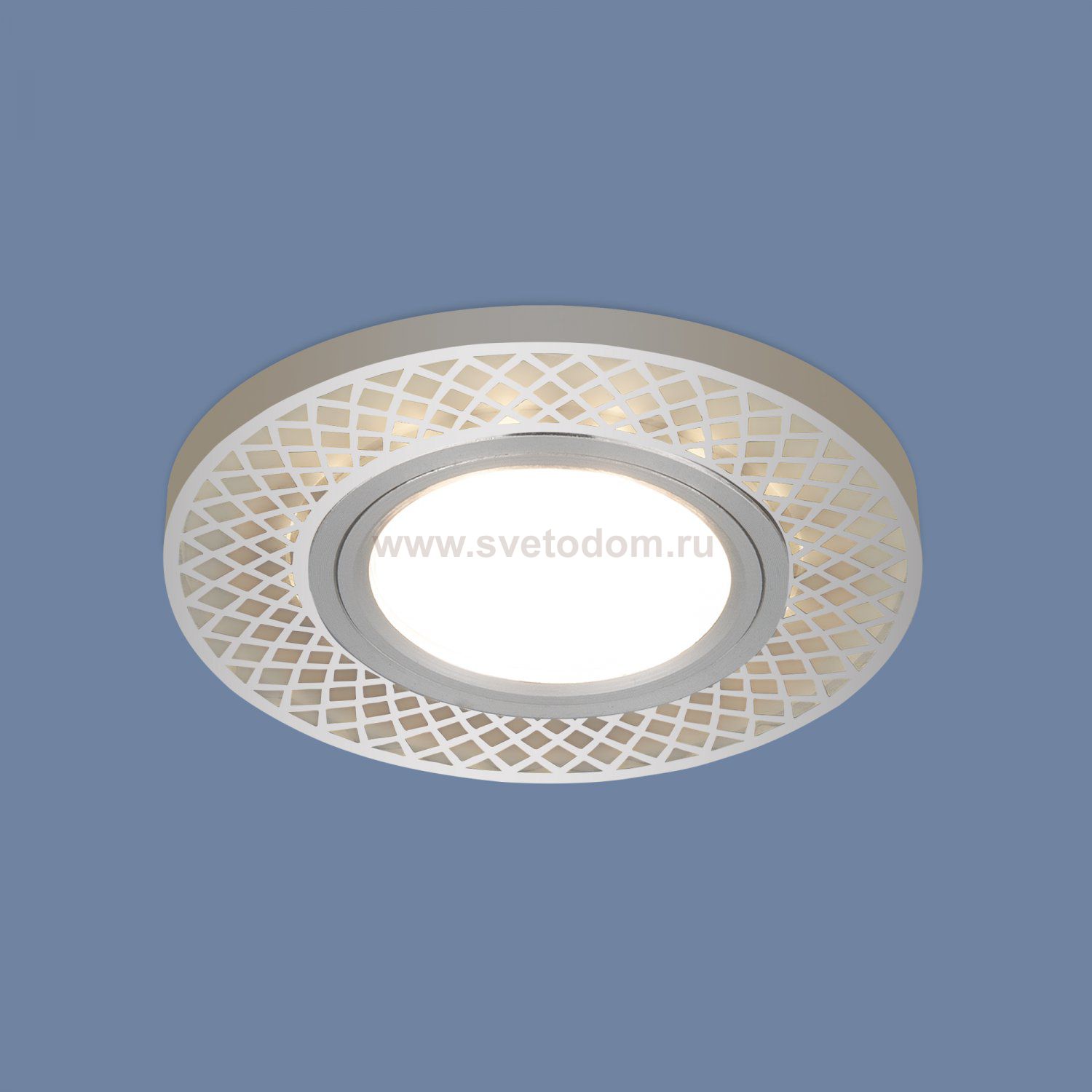 Встраиваемый точечный светильник со светодиодной подсветкой 2232 MR16 CH хром Elektrostandard