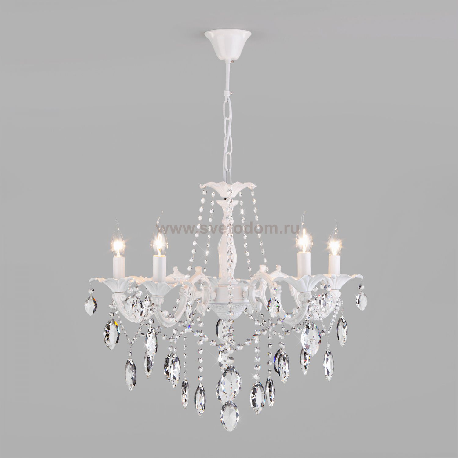 Подвесная люстра Eurosvet 10108/5 Veletta белый