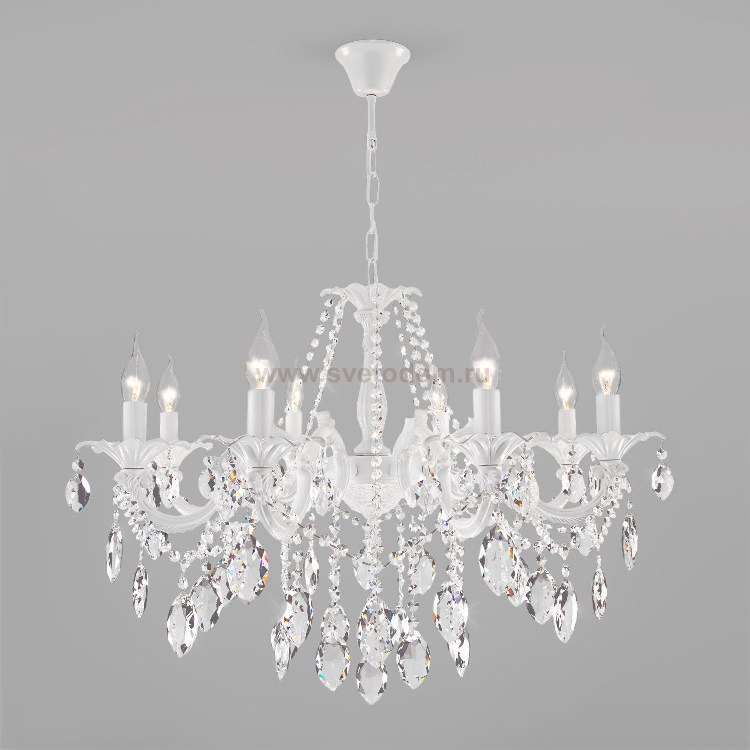 Подвесная люстра Eurosvet 10108/8 Veletta белый