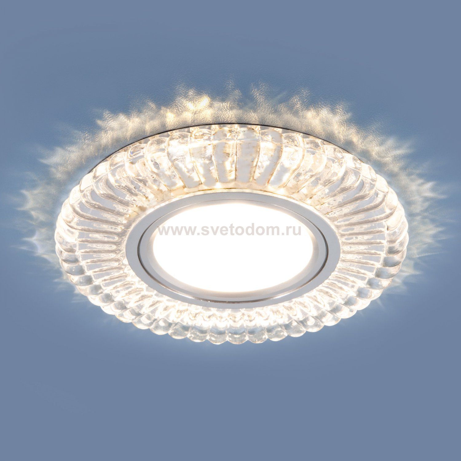 Встраиваемый потолочный светильник со светодиодной подсветкой 2239 MR16 CL прозрачный