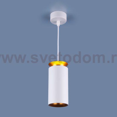 Подвесной светодиодный светильник DLS021 9+4W 4200К белый матовый/золото Elektrostandard
