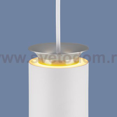 Подвесной светодиодный светильник DLS021 9+4W 4200К белый матовый/серебро Elektrostandard