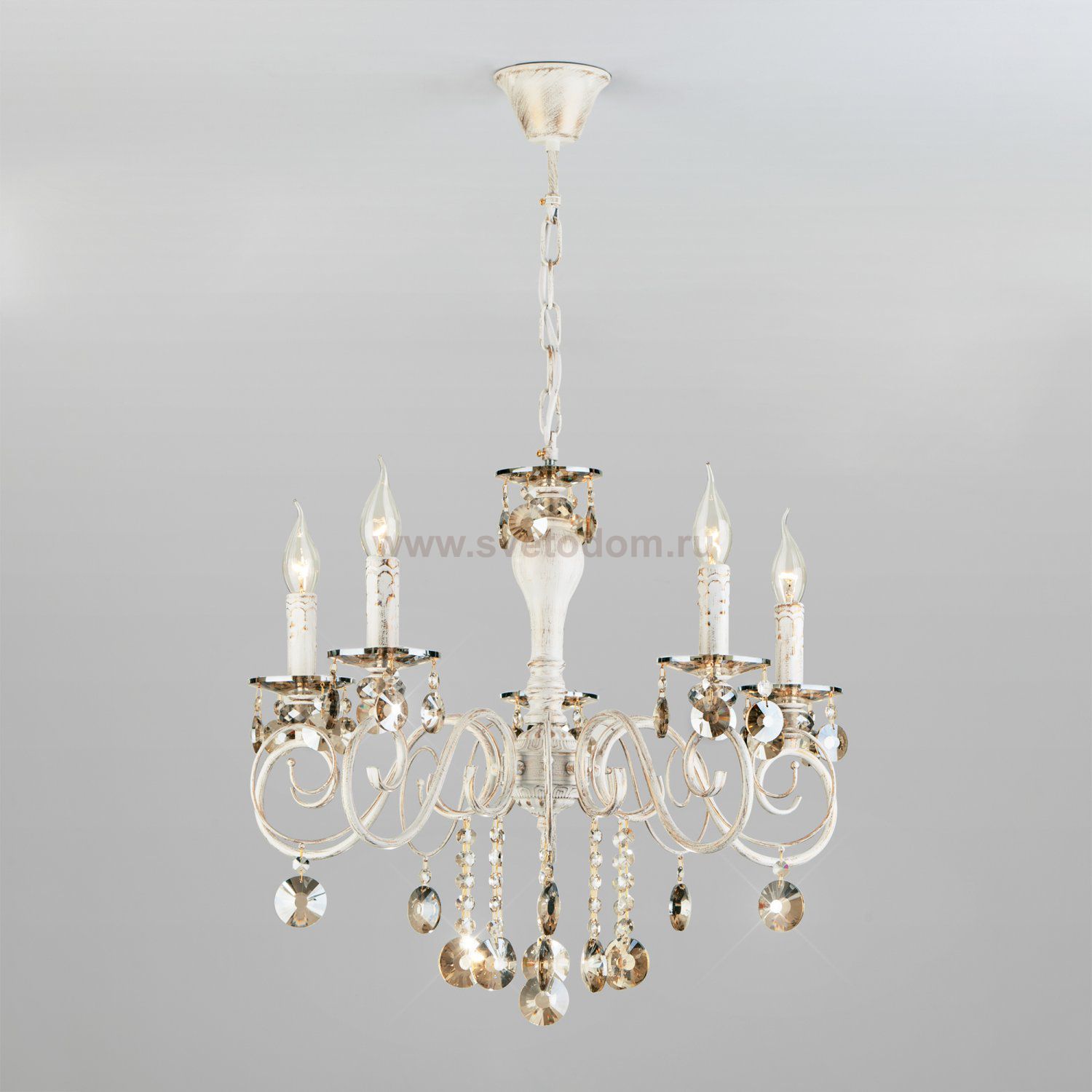 Подвесная люстра Eurosvet 10104/5 белый Ravenna