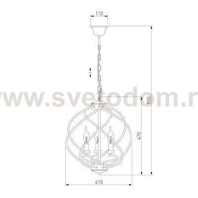Люстра Eurosvet 60105/3 Sorrel