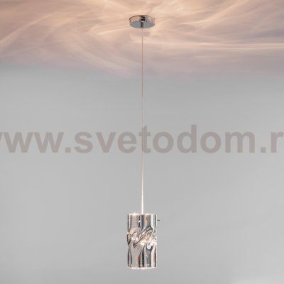 Подвесной светильник Eurosvet 50184/1 Spin хром