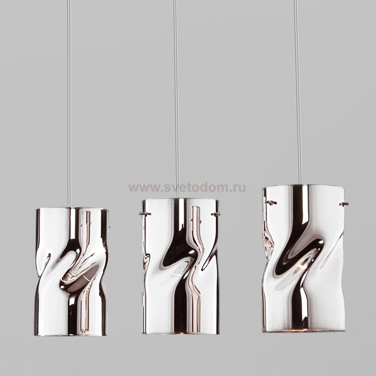 Люстра Eurosvet 50184/3 Spin хром