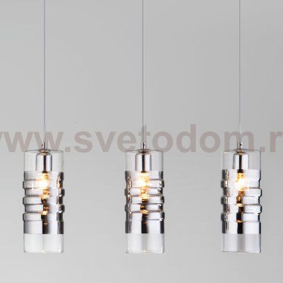 Люстра Eurosvet 50185/3 хром Block