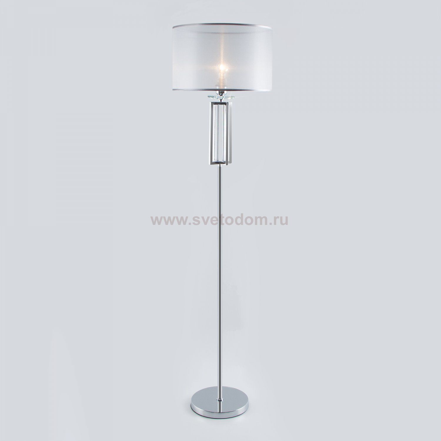 Торшер с абажуром Eurosvet 01079/1 Fargo хром