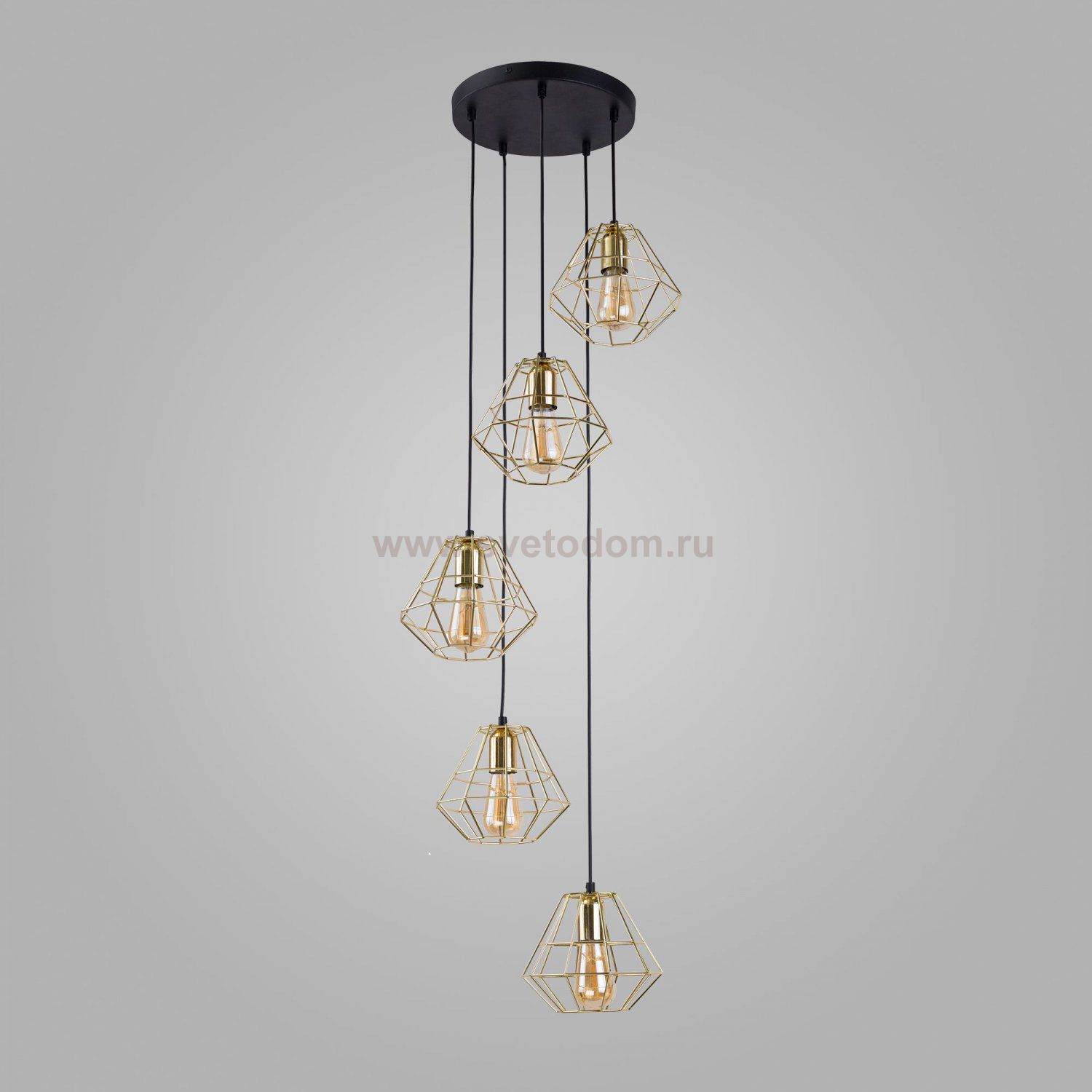 Подвесной светильник 1781 Diamond Gold Eurosvet