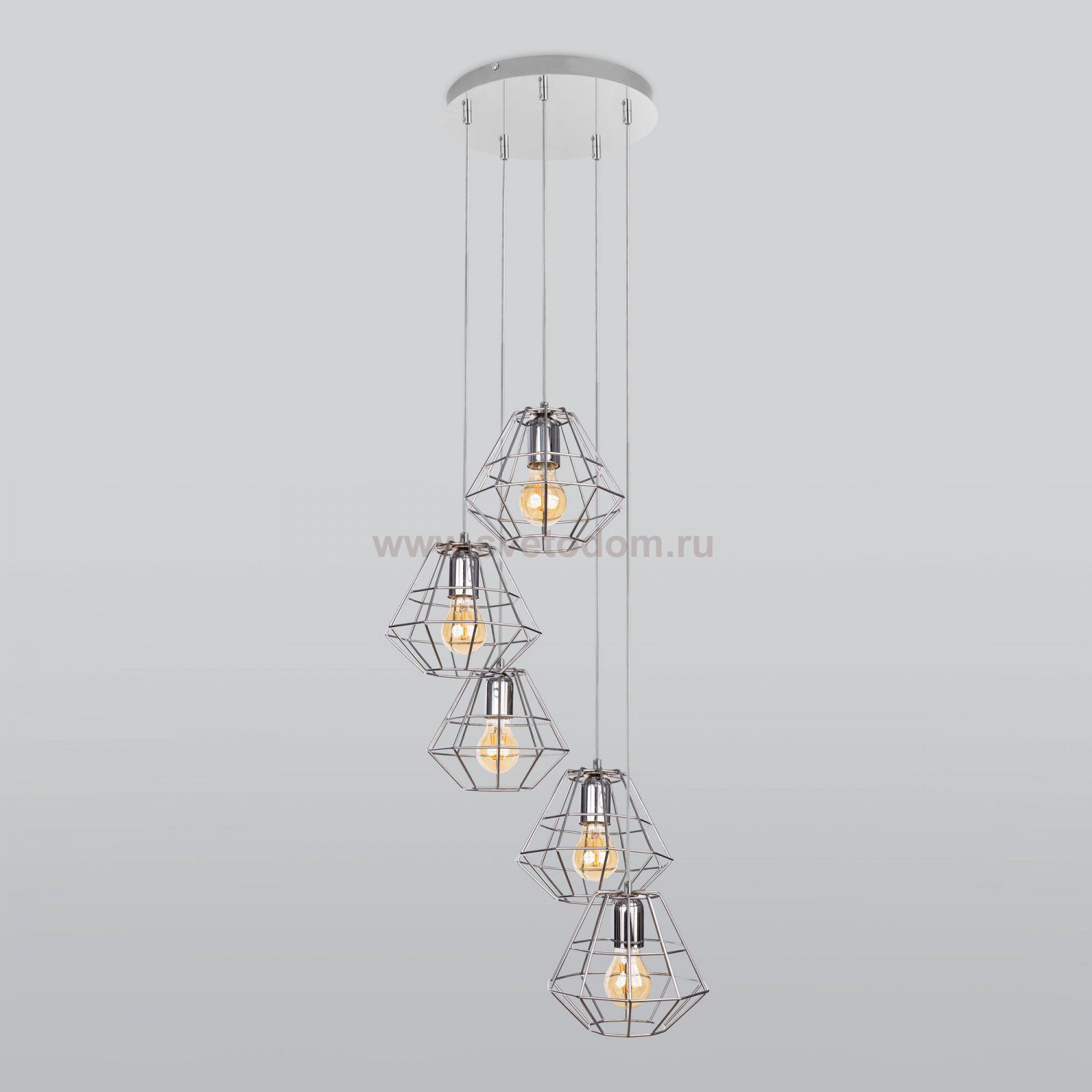 Люстра TK Lighting 4289 Diamond Silver
