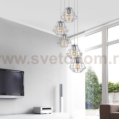 Люстра TK Lighting 4289 Diamond Silver