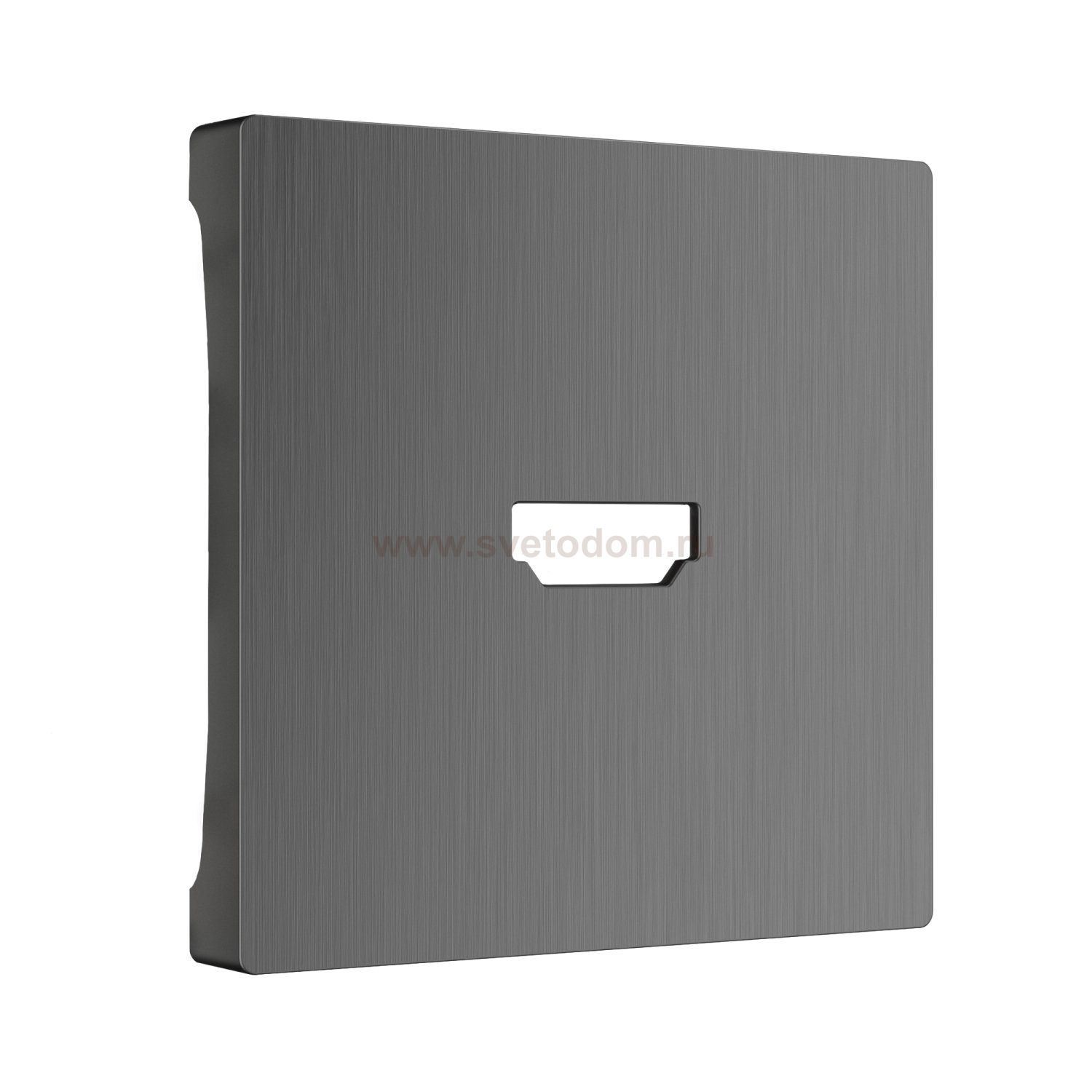 Накладка для розетки HDMI (графит рифленый) WL04-HDMI-CP (W1196004) Werkel