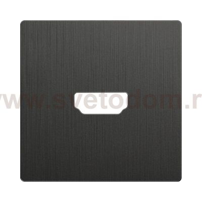 Накладка для розетки HDMI (графит рифленый) WL04-HDMI-CP (W1196004) Werkel