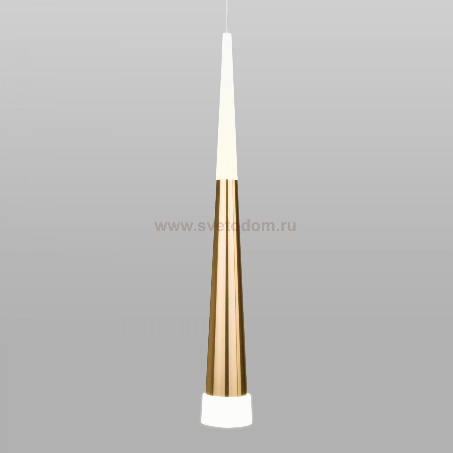 Подвесной светодиодный светильник DLR038 7+1W 4200K золото Elektrostandard